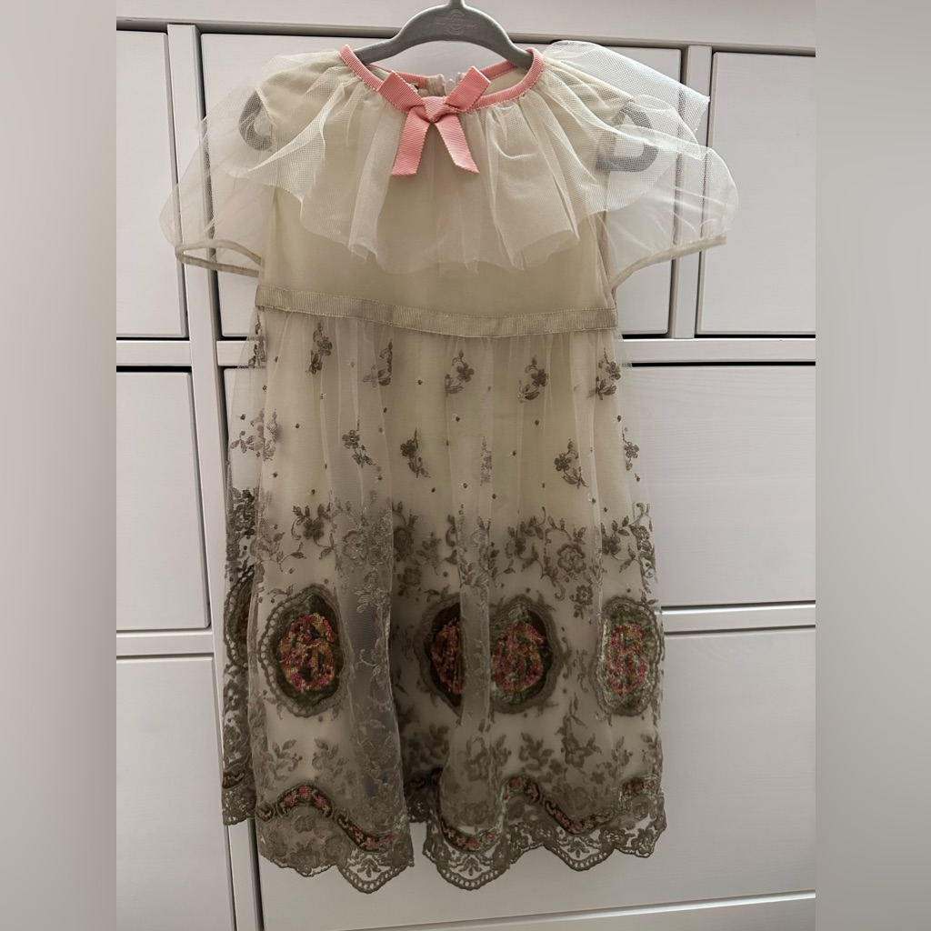 Gucci Tulle And Lace Dress